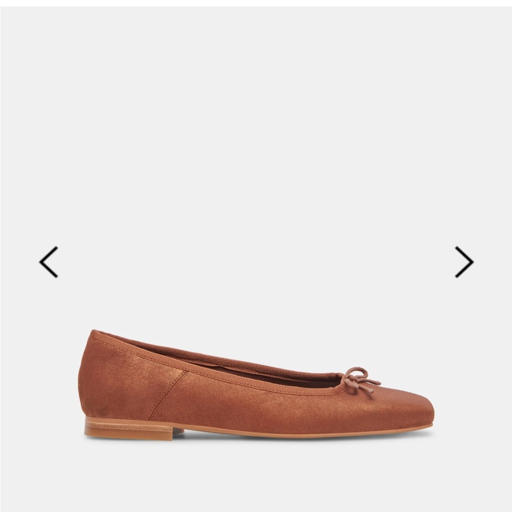 NIB Dolce Vita Anisa Copper Metallic Ballet Flats